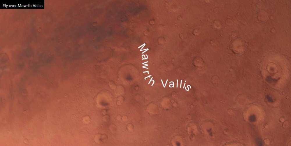 Przelot nad marsjańskim Mawrth Vallis2.jpg