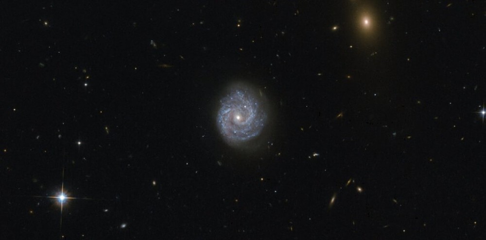 Hubble spogląda w zaskakująco lekką czarną dziurę.jpg
