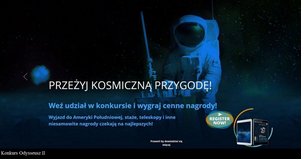 Jeszcze do 31 marca można wziąć udział w Europejskim Konkursie Kosmicznym Odysseus II.jpg