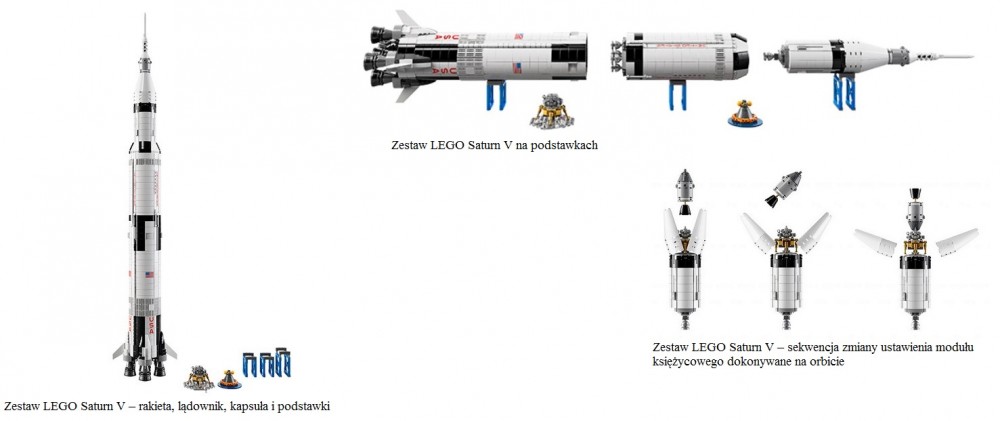 Kosmiczne cudo od LEGO potężny model rakiety Saturn V.jpg