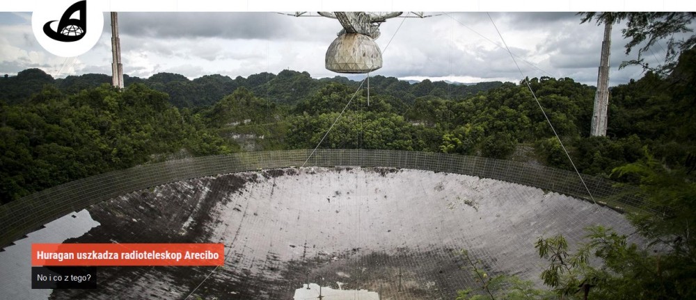 Huragan uszkadza radioteleskop Arecibo.jpg