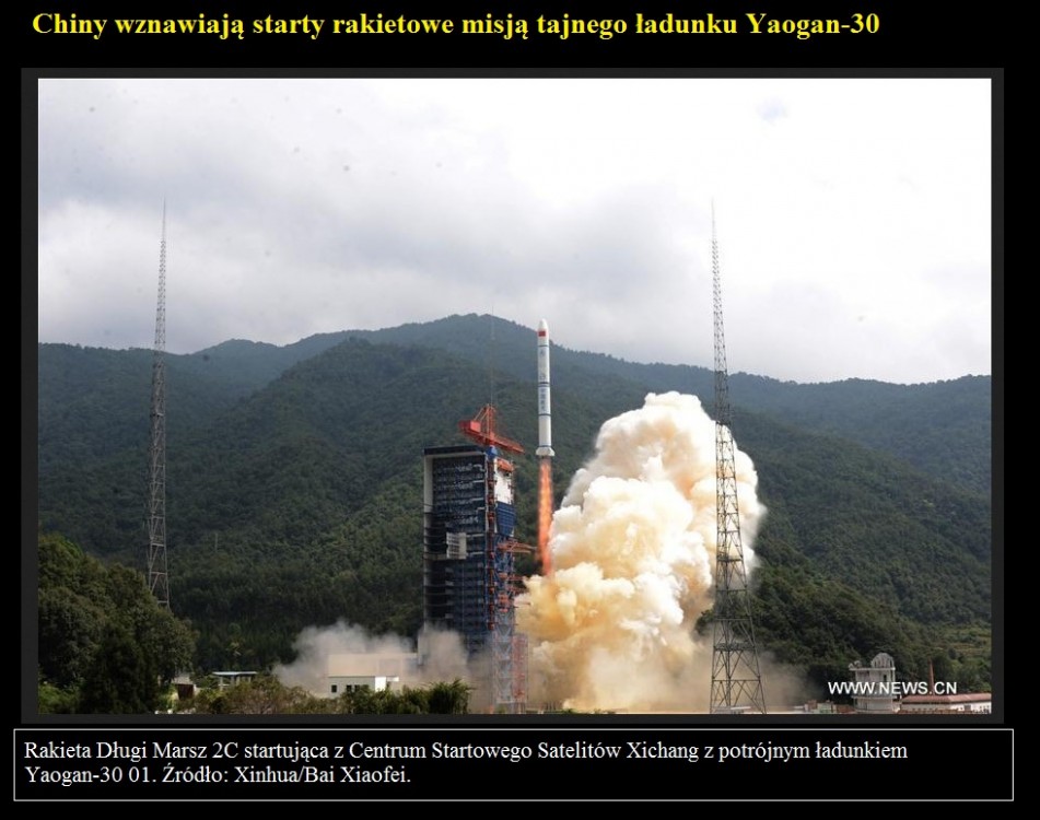 Chiny wznawiają starty rakietowe misją tajnego ładunku Yaogan-30.jpg