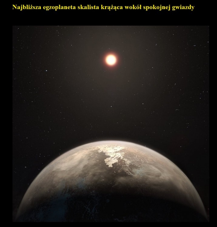 Najbliższa egzoplaneta skalista krążąca wokół spokojnej gwiazdy.jpg