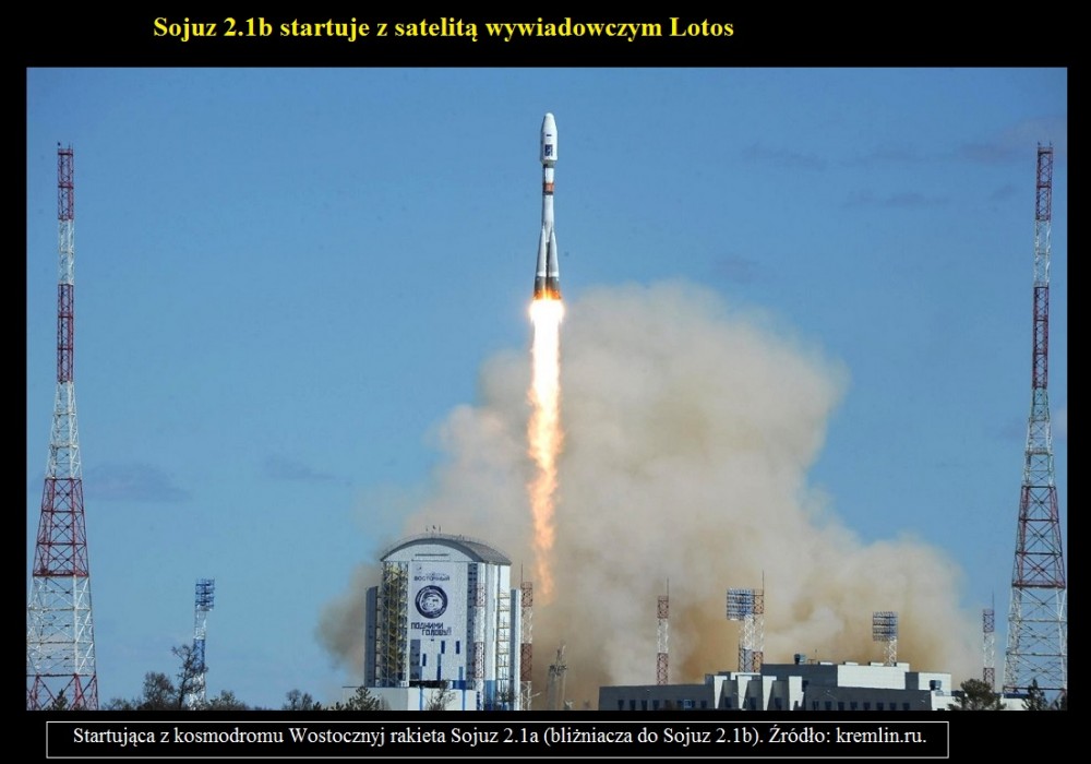 Sojuz 2.1b startuje z satelitą wywiadowczym Lotos.jpg