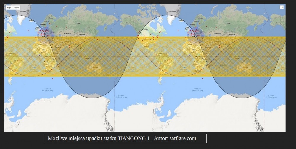 Chiński statek kosmiczny Tiangong 1 coraz szybciej obniża orbitę. Deorbitacja początkiem 2018 roku. (Aktualizacja 14.01.2018)5.jpg