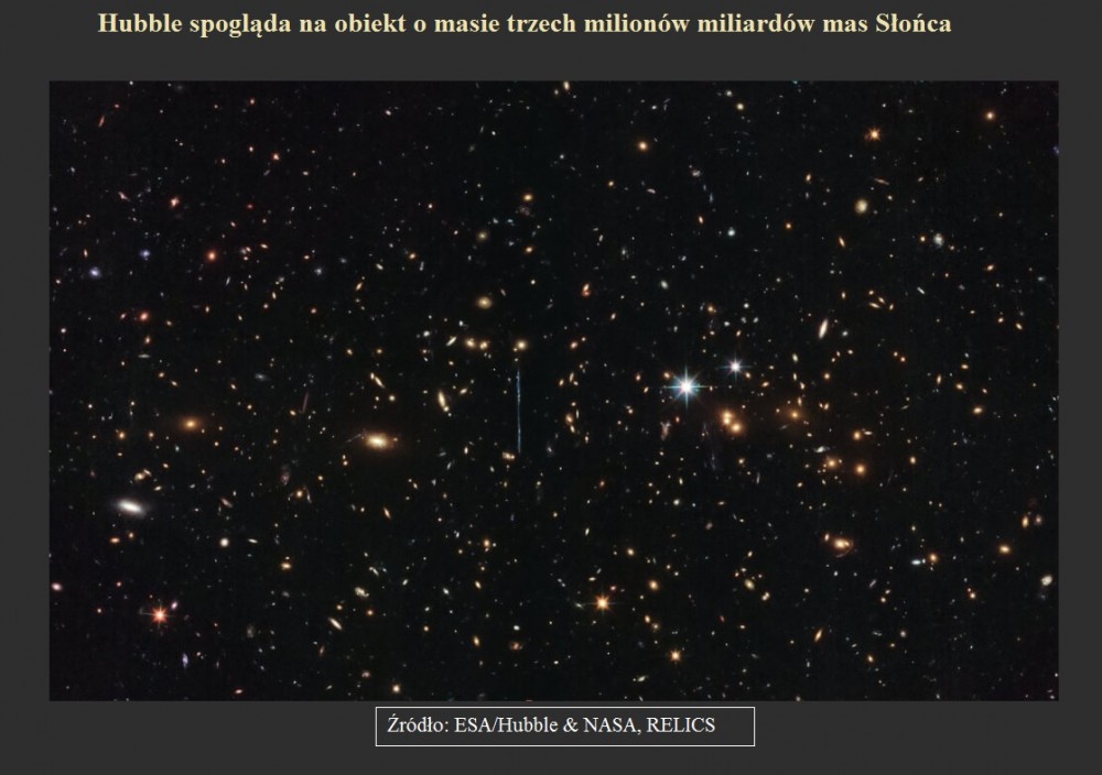 Hubble spogląda na obiekt o masie trzech milionów miliardów mas Słońca.jpg