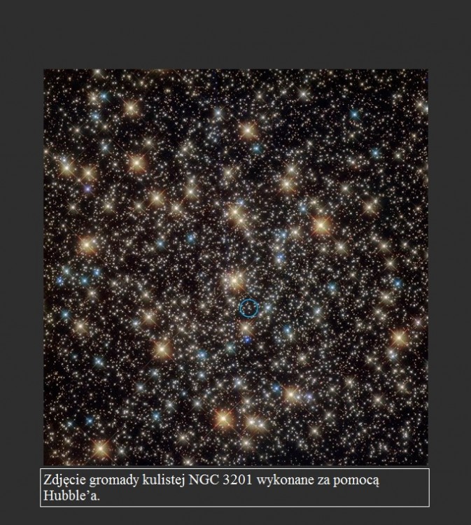 Osobliwe zachowanie gwiazdy wskazuje na samotną czarną dziurę w olbrzymiej gromadzie gwiazd2.jpg