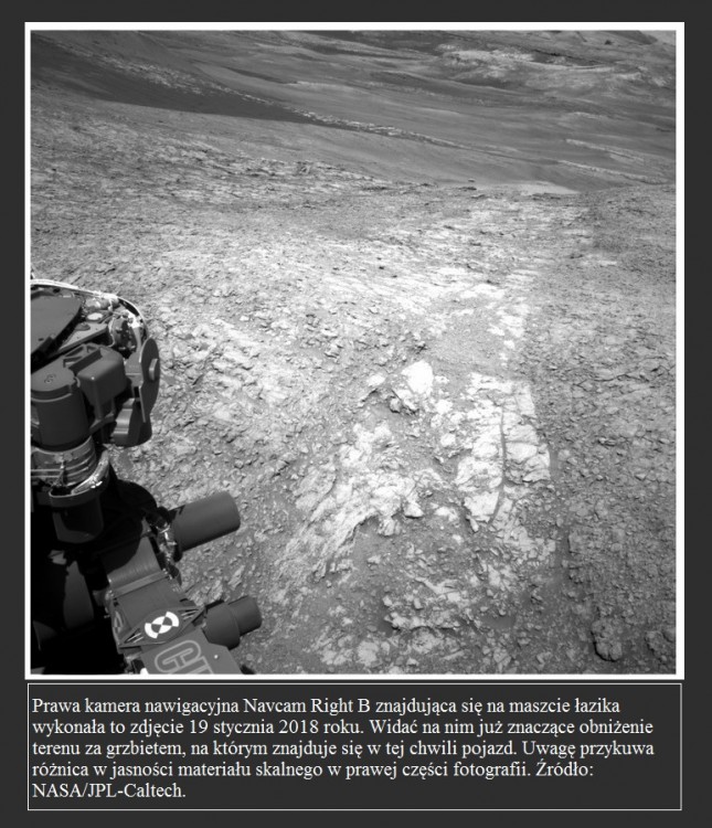 Łazik Curiosity na krawędzi grzbietu Vera Rubin Ridge5.jpg