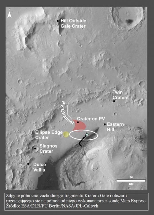 Łazik marsjański Curiosity spogląda na miejsca, które już odwiedził3.jpg