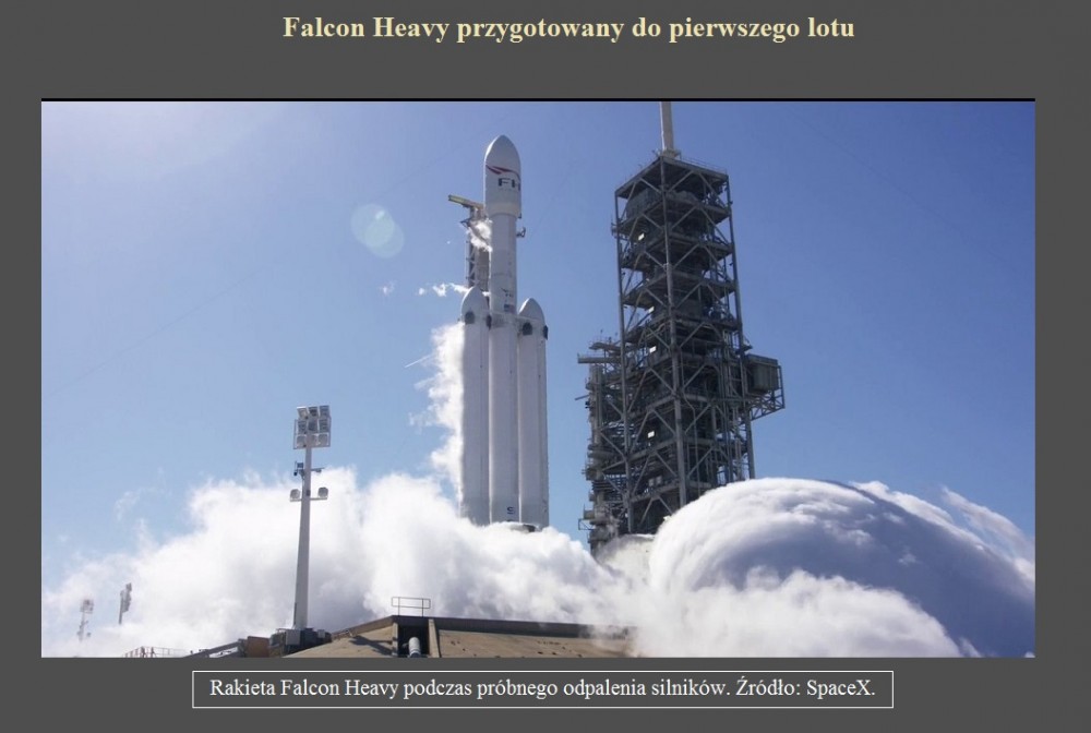 Falcon Heavy przygotowany do pierwszego lotu.jpg