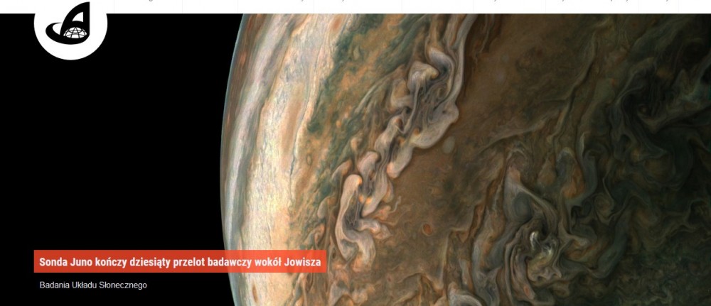 Sonda Juno kończy dziesiąty przelot badawczy wokół Jowisza.jpg
