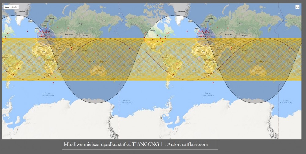Chiński statek kosmiczny Tiangong 1 coraz szybciej obniża orbitę. Deorbitacja początkiem 2018 roku. (Aktualizacja 30.03.2018).4.jpg