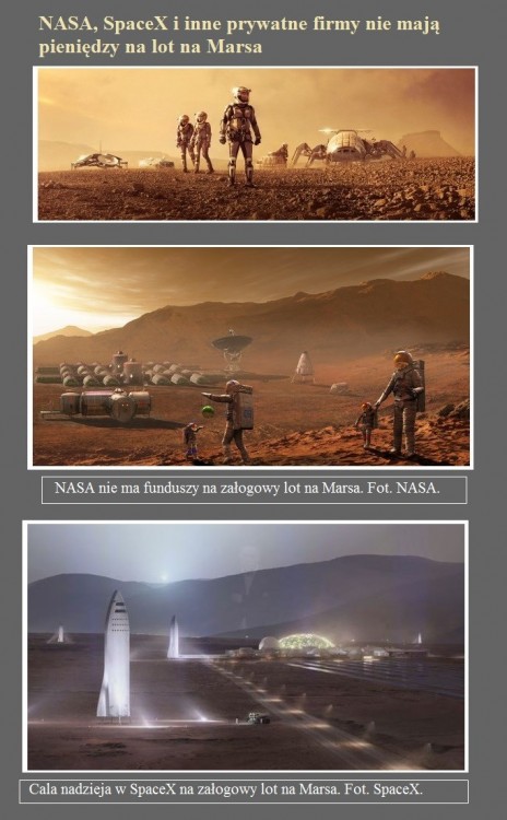 NASA, SpaceX i inne prywatne firmy nie mają pieniędzy na lot na Marsa.jpg