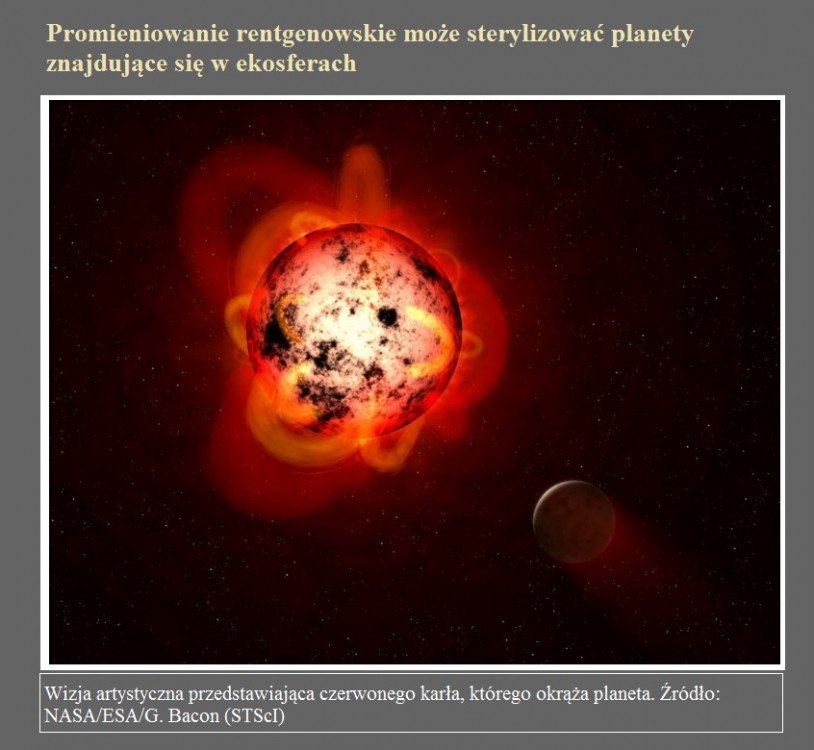 Promieniowanie rentgenowskie może sterylizować planety znajdujące się w ekosferach.jpg