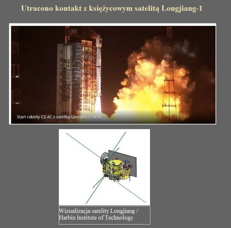 Utracono kontakt z księżycowym satelitą Longjiang-1.jpg