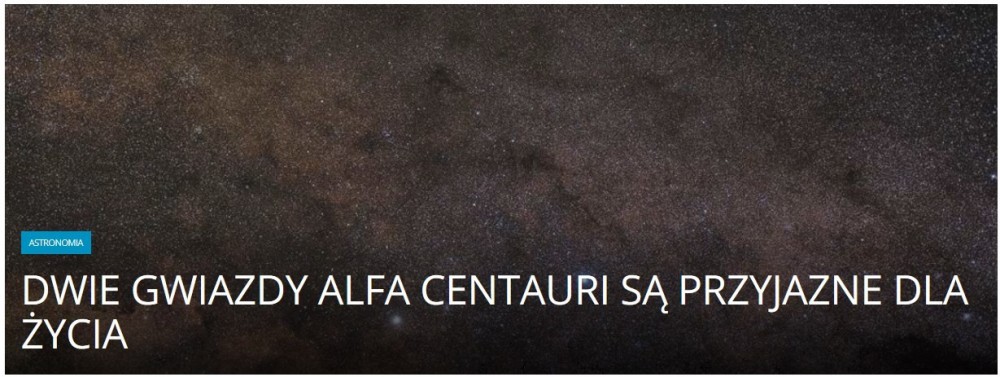 Dwie gwiazdy Alfa Centauri są przyjazne dla życia .jpg