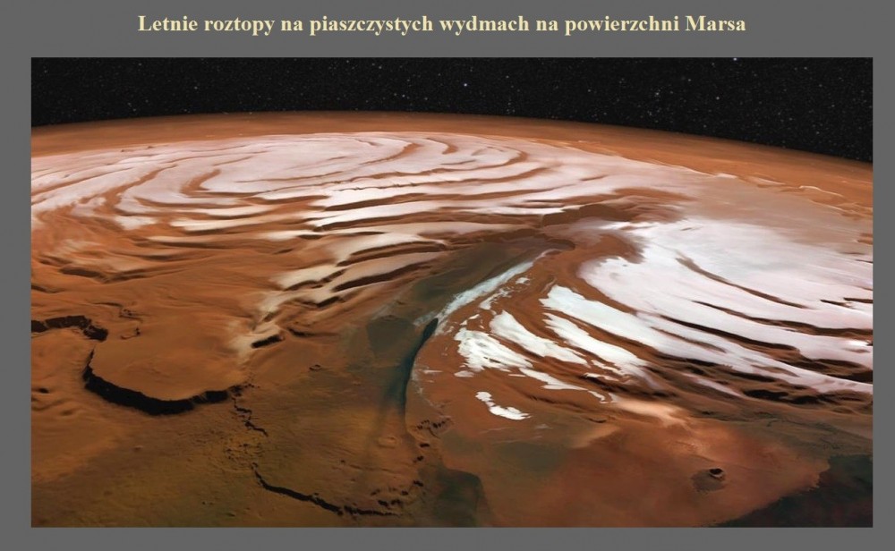 Letnie roztopy na piaszczystych wydmach na powierzchni Marsa.jpg