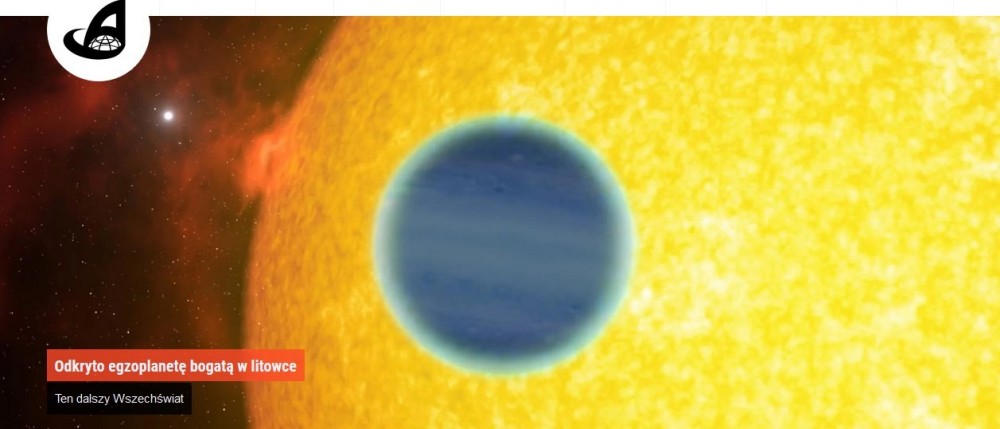 Odkryto egzoplanetę bogatą w litowce.jpg