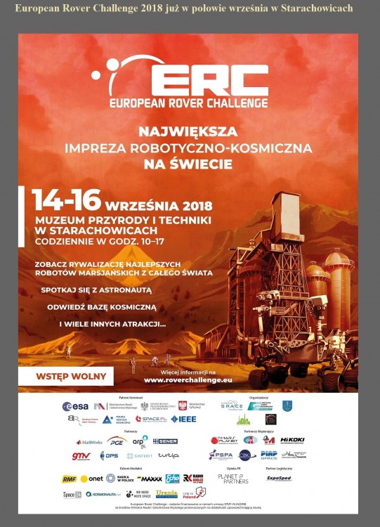 European Rover Challenge 2018 już w połowie września w Starachowicach.jpg