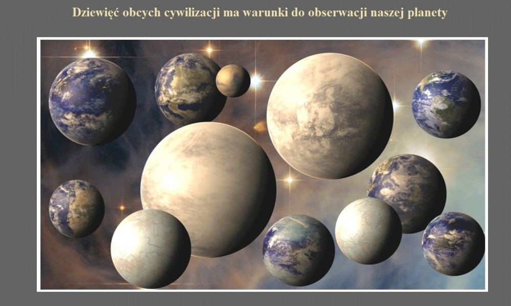 Dziewięć obcych cywilizacji ma warunki do obserwacji naszej planety.jpg