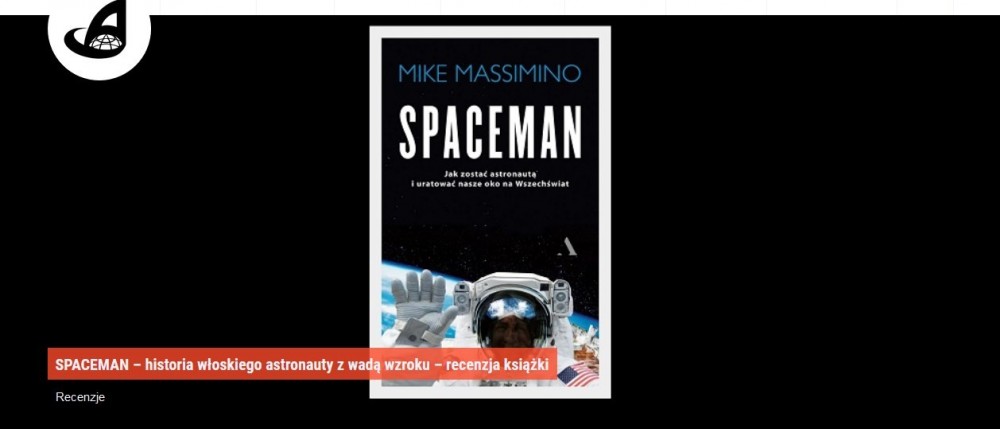 SPACEMAN ? historia włoskiego astronauty z wadą wzroku ? recenzja książki.jpg