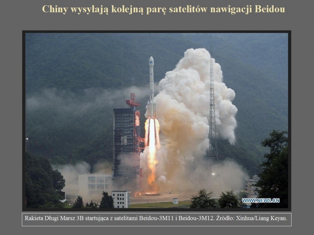 Chiny wysyłają kolejną parę satelitów nawigacji Beidou.jpg