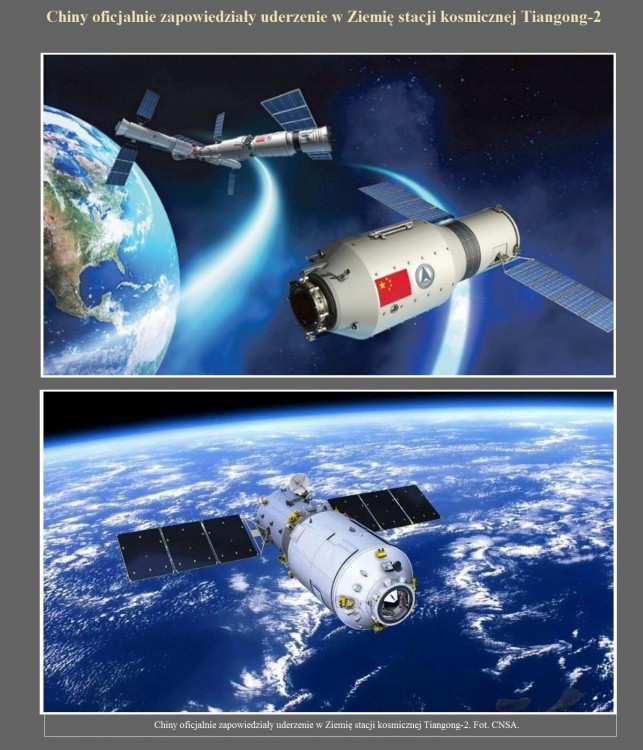 Chiny oficjalnie zapowiedziały uderzenie w Ziemię stacji kosmicznej Tiangong-2.jpg