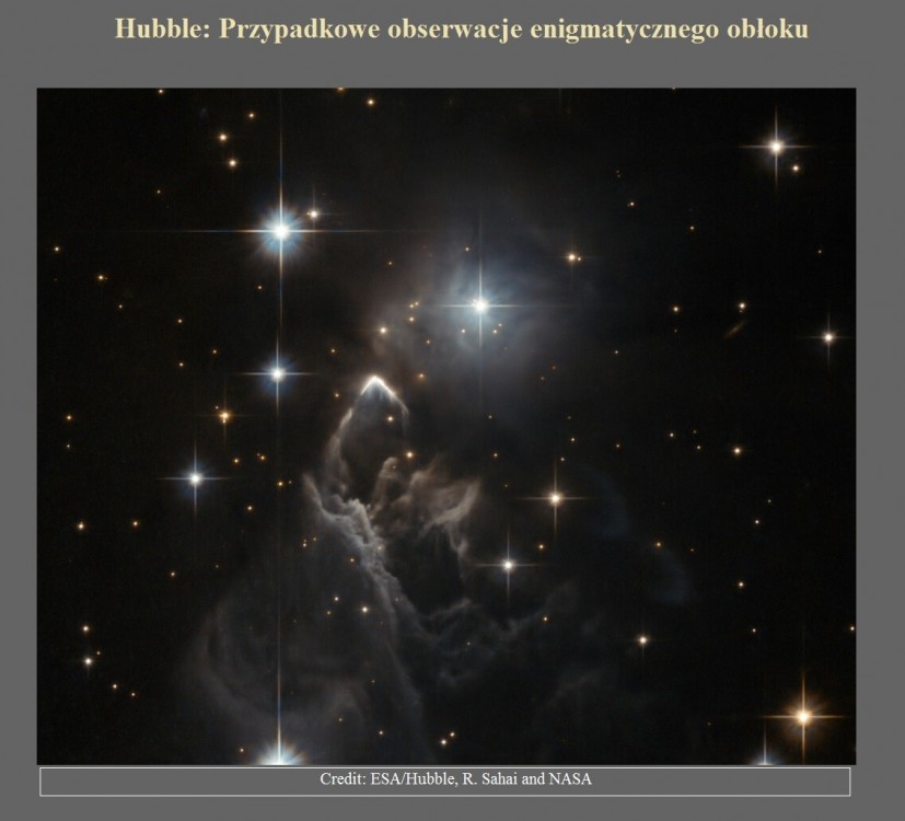 Hubble Przypadkowe obserwacje enigmatycznego obłoku.jpg