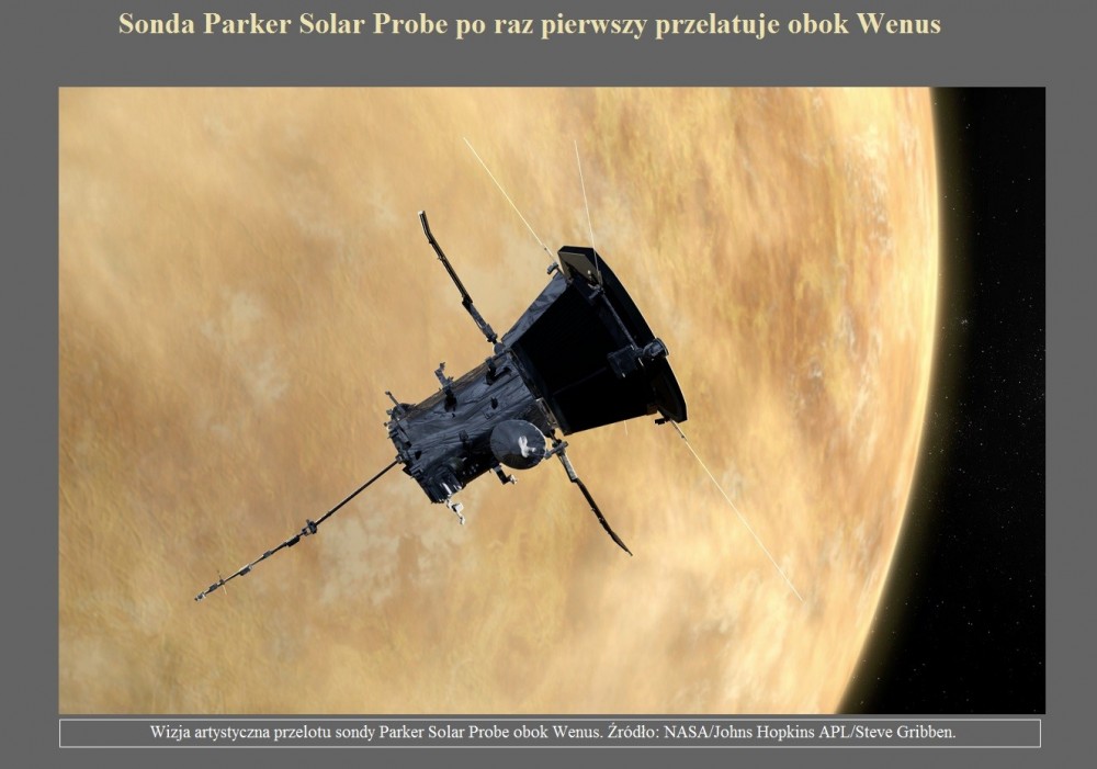 Sonda Parker Solar Probe po raz pierwszy przelatuje obok Wenus.jpg