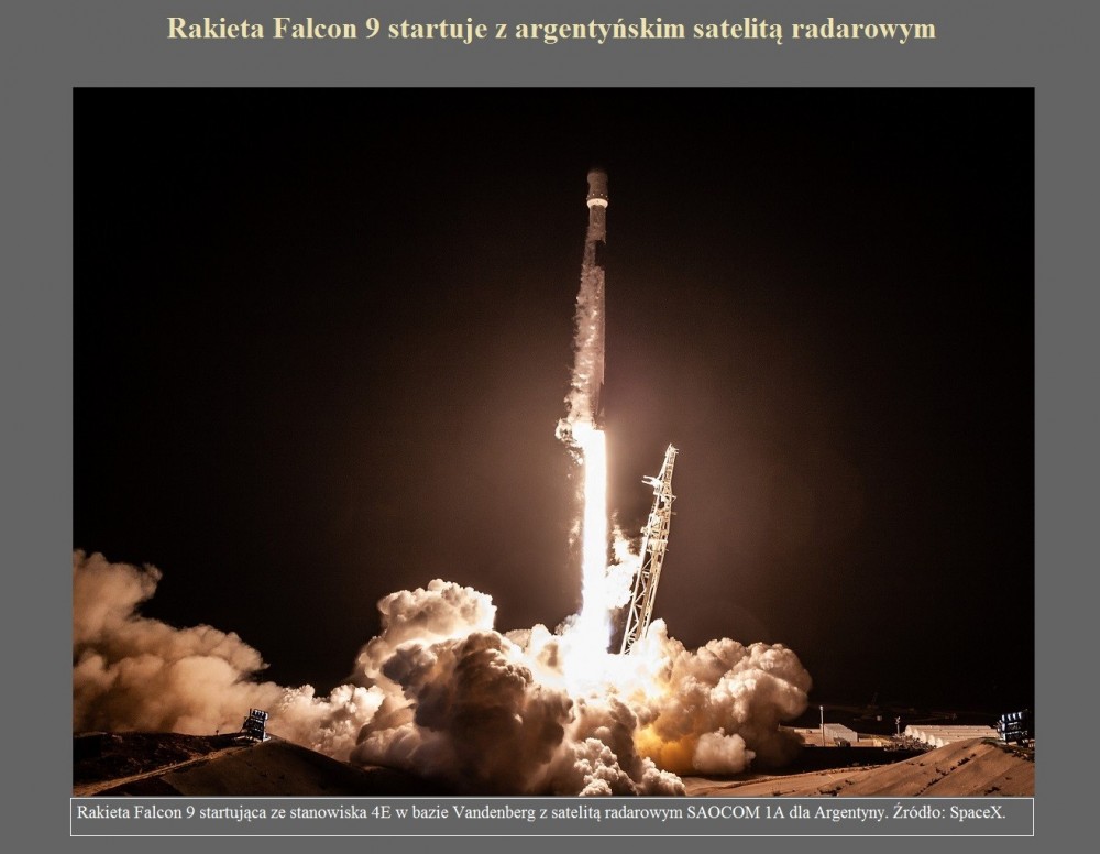 Rakieta Falcon 9 startuje z argentyńskim satelitą radarowym.jpg