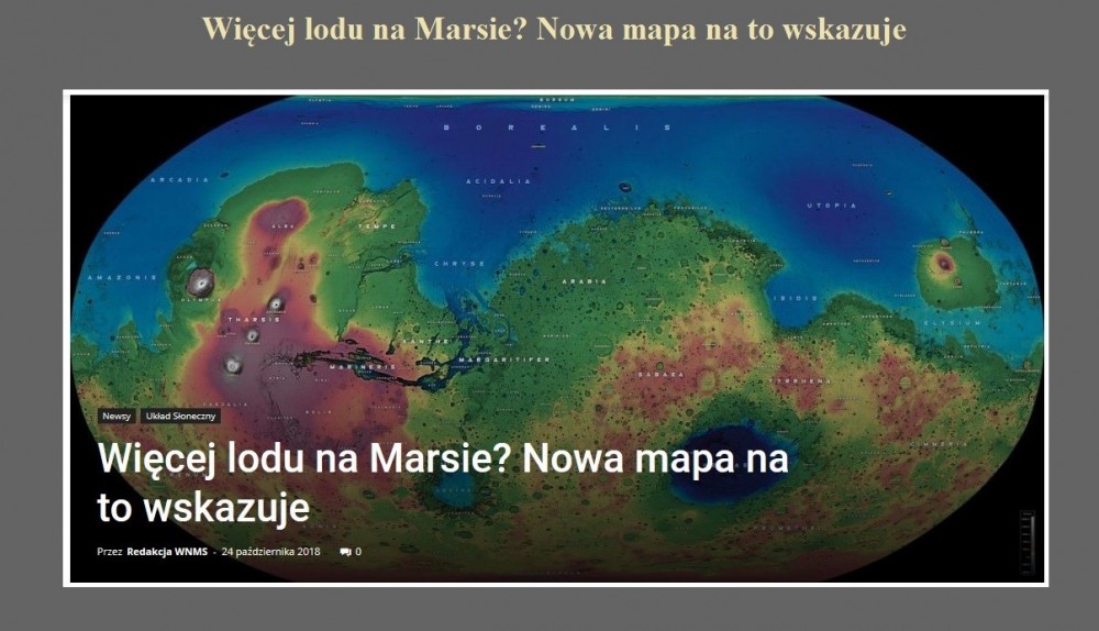 Więcej lodu na Marsie Nowa mapa na to wskazuje.jpg