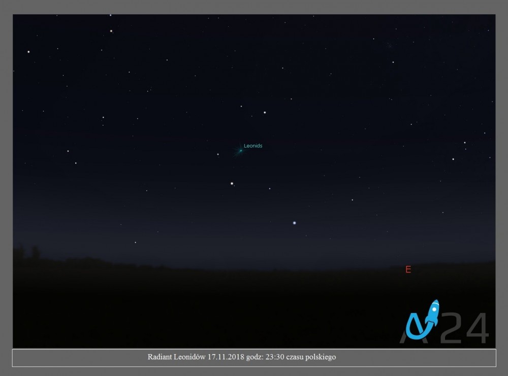 Rozpoczyna się aktywność meteorów z roju Leonidów. Maksimum w nocy z 17 na 18 listopada.2.jpg