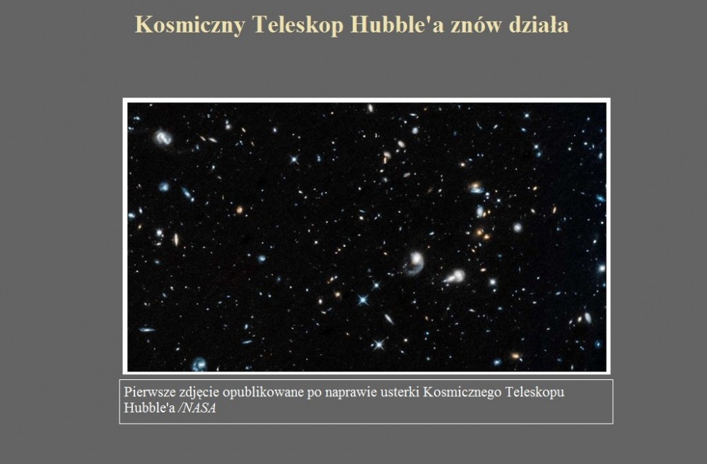 Kosmiczny Teleskop Hubble'a znów działa.jpg