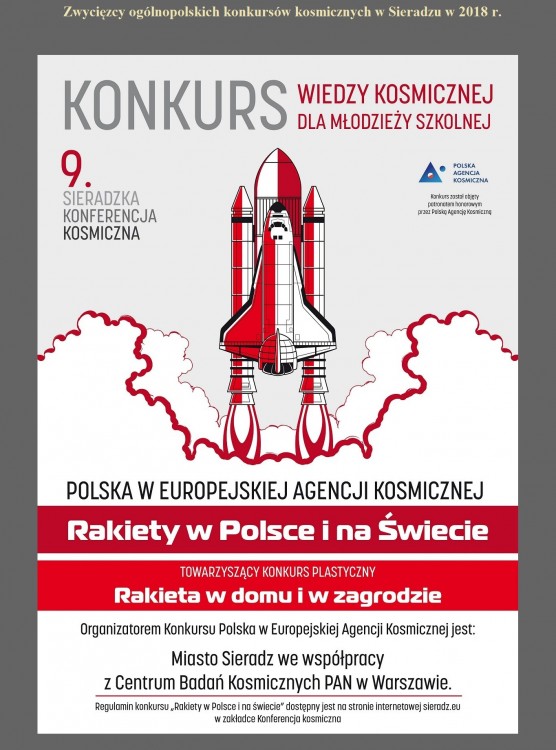 Zwycięzcy ogólnopolskich konkursów kosmicznych w Sieradzu w 2018 r..jpg