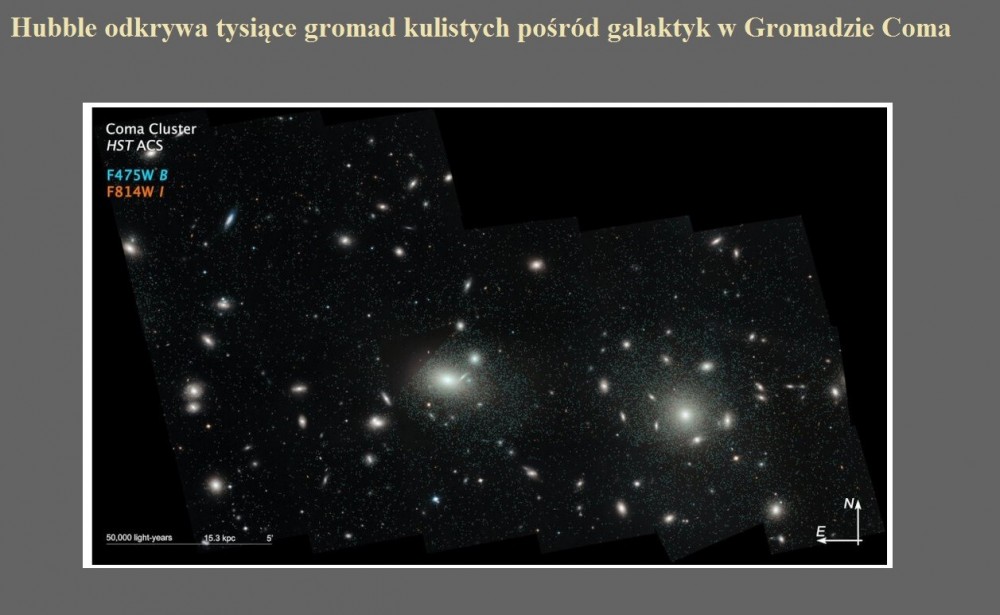Hubble odkrywa tysiące gromad kulistych pośród galaktyk w Gromadzie Coma.jpg