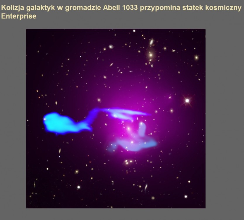 Kolizja galaktyk w gromadzie Abell 1033 przypomina statek kosmiczny Enterprise.jpg