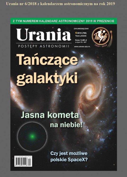 Urania nr 6 2018 z kalendarzem astronomicznym na rok 2019.jpg