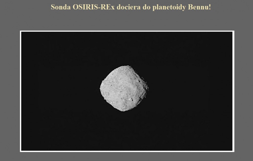 Sonda OSIRIS-REx dociera do planetoidy Bennu.jpg