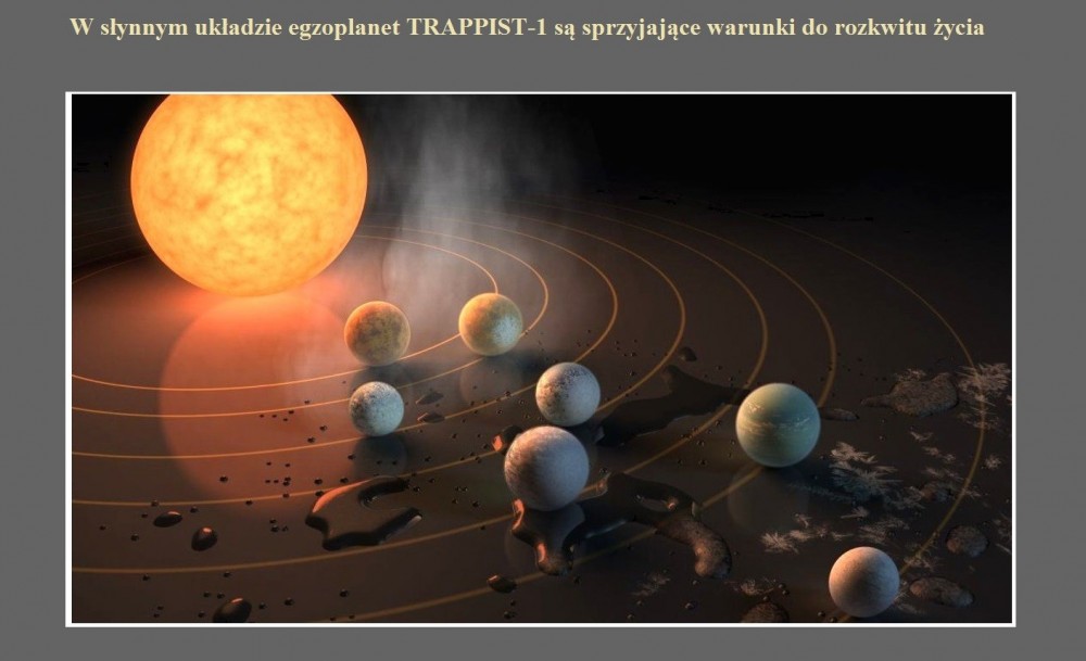 W słynnym układzie egzoplanet TRAPPIST-1 są sprzyjające warunki do rozkwitu życia.jpg
