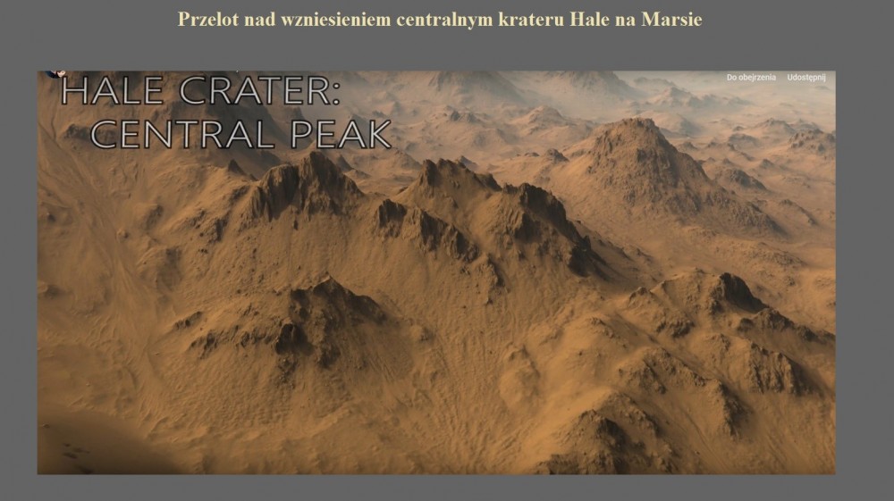 Przelot nad wzniesieniem centralnym krateru Hale na Marsie.jpg