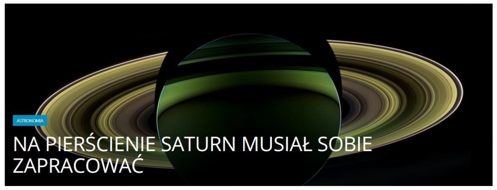 Na pierścienie Saturn musiał sobie zapracować .jpg
