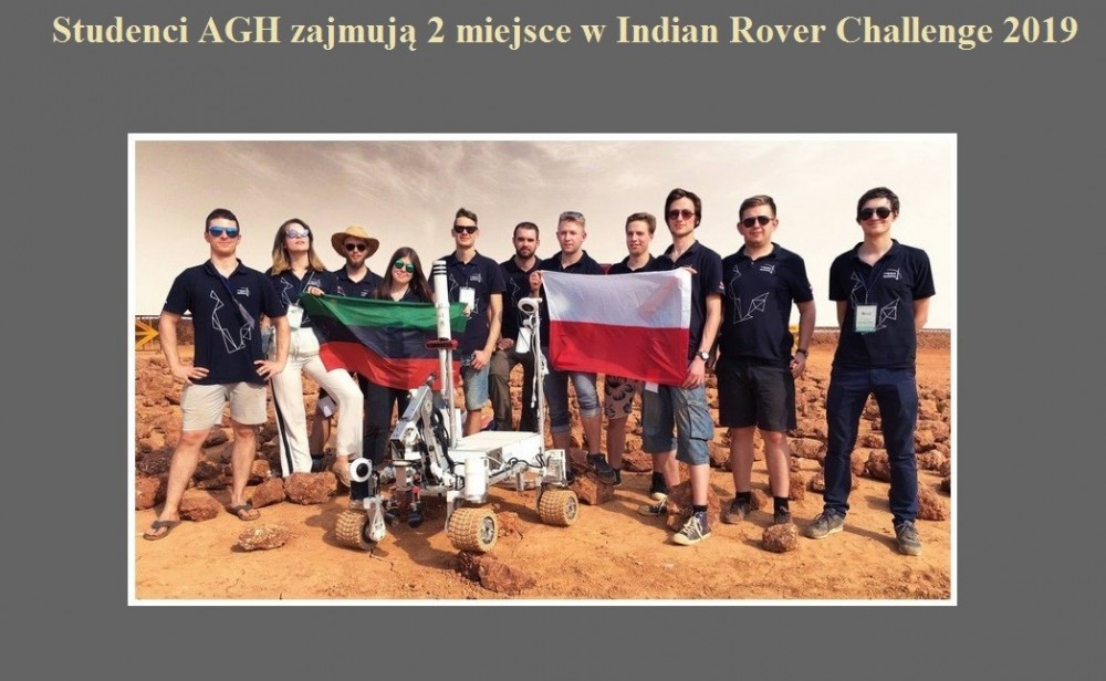 Studenci AGH zajmują 2 miejsce w Indian Rover Challenge 2019.jpg