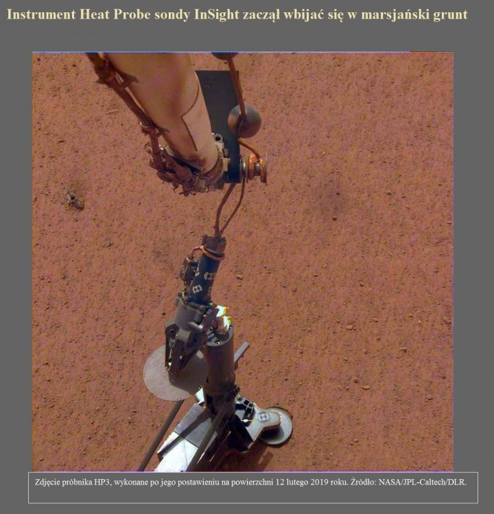 Instrument Heat Probe sondy InSight zaczął wbijać się w marsjański grunt.jpg