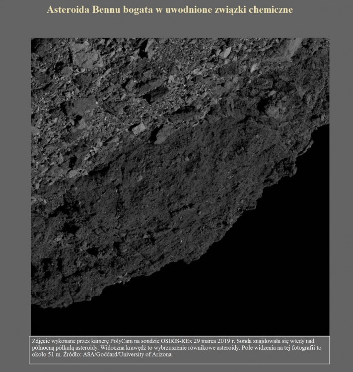 Asteroida Bennu bogata w uwodnione związki chemiczne.jpg