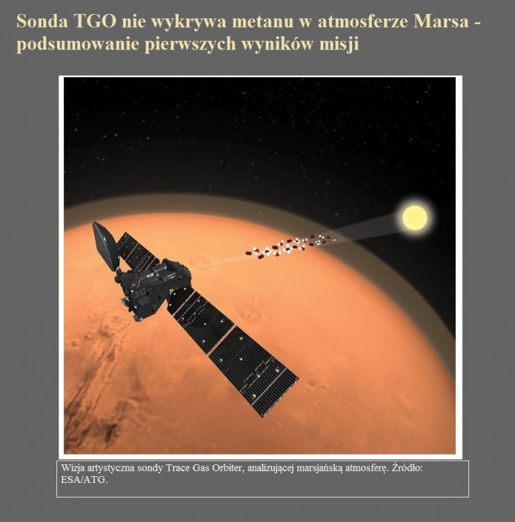 Sonda TGO nie wykrywa metanu w atmosferze Marsa - podsumowanie pierwszych wyników misji.jpg
