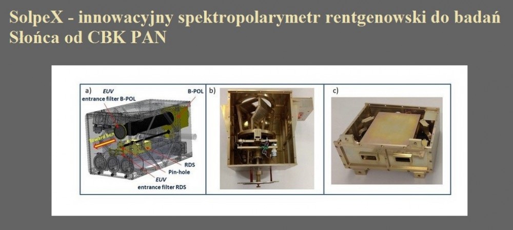 SolpeX - innowacyjny spektropolarymetr rentgenowski do badań Słońca od CBK PAN.jpg