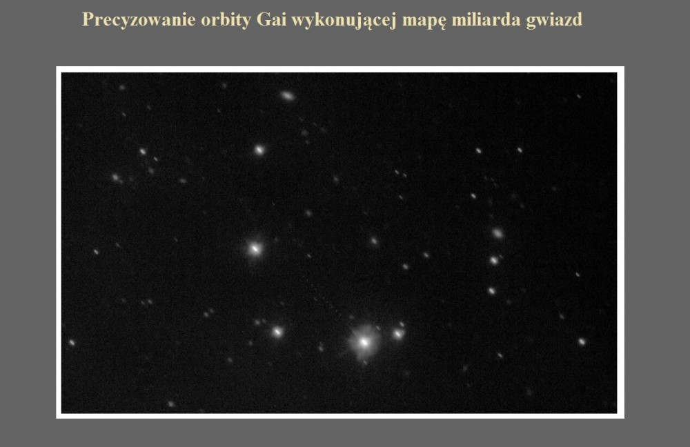 Precyzowanie orbity Gai wykonującej mapę miliarda gwiazd.jpg
