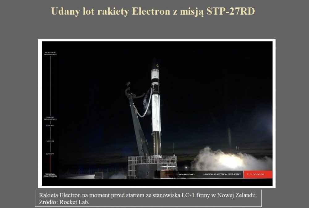 Udany lot rakiety Electron z misją STP-27RD.jpg