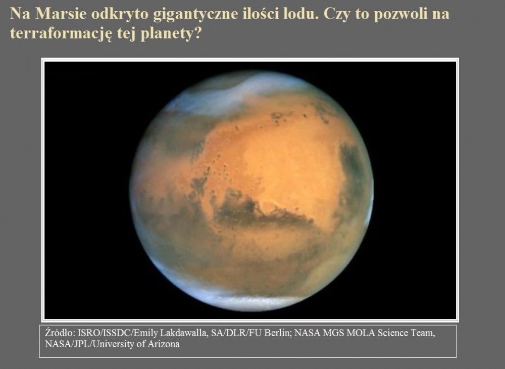 Na Marsie odkryto gigantyczne ilości lodu. Czy to pozwoli na terraformację tej planety.jpg