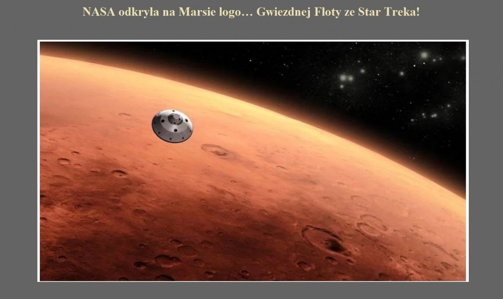 NASA odkryła na Marsie logo? Gwiezdnej Floty ze Star Treka.jpg